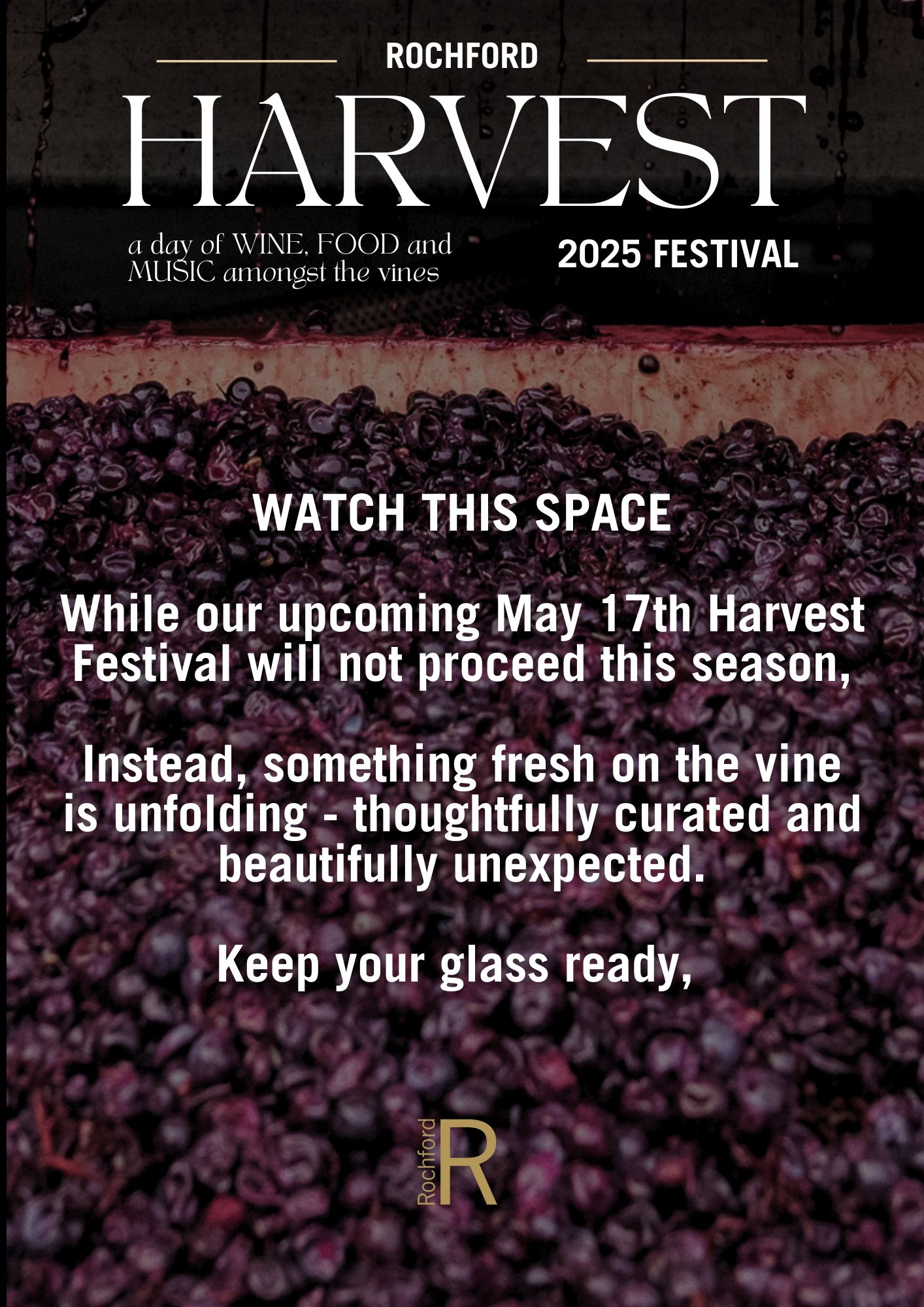 Harvest Festival - Announcement