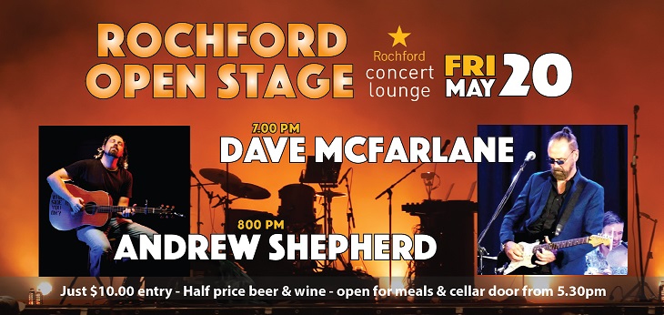 ROCHFORD OPEN STAGE - Dave McFarlane + Andrew Shepherd