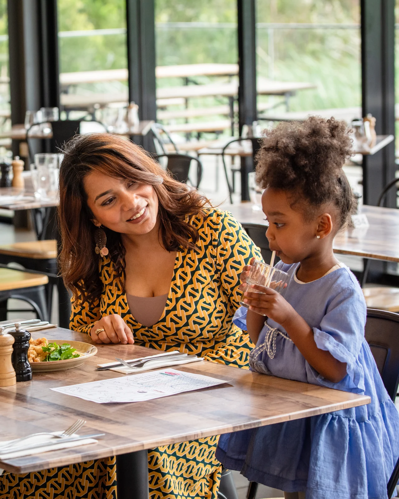 A family sharing a little moment at il Vigneto